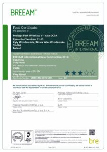 BREEAM Prologis 